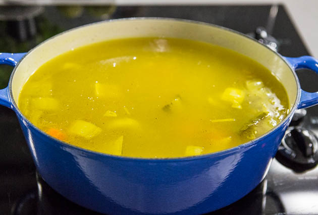 Feasting at home – immunity boosting soup